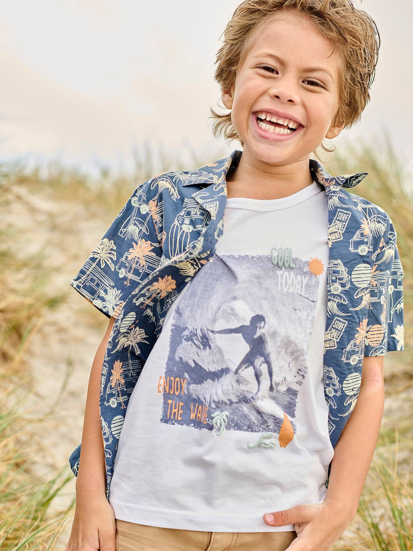 Tank Top with Surfing Photoprint
