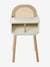 High Chair in FSC® Wood & Wicker Multi+white 