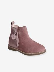 Shoes-Girls Footwear-Ankle Boots-Leather Boots for Girls, Designed for Autonomy