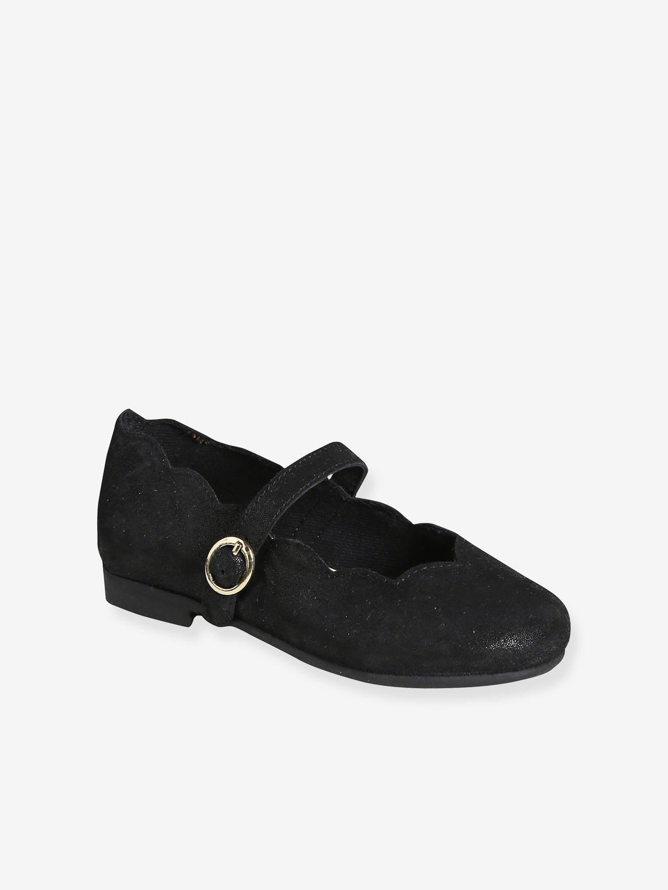 Leather Ballerina Pumps