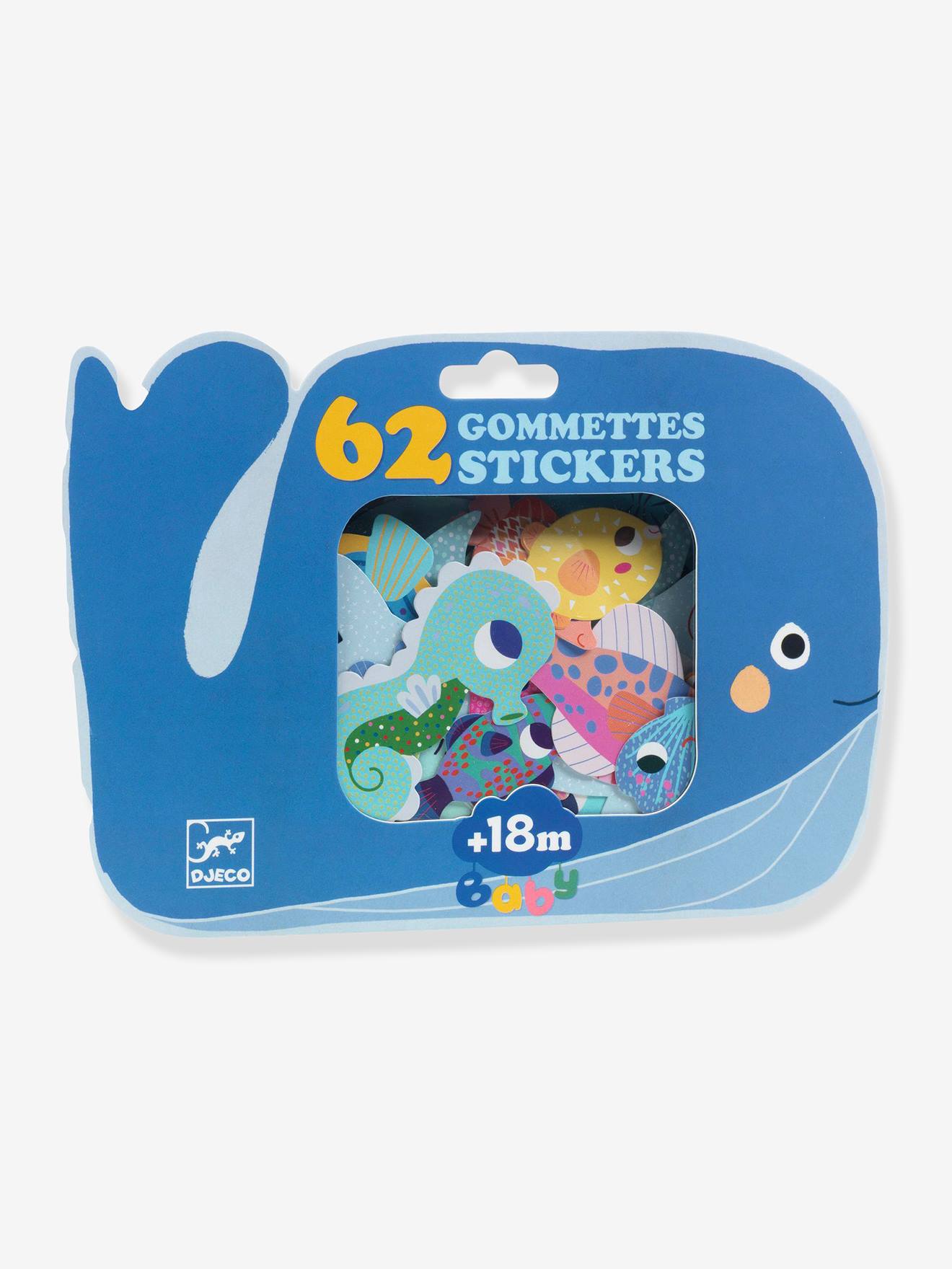 62 Animals Stickers - DJECO