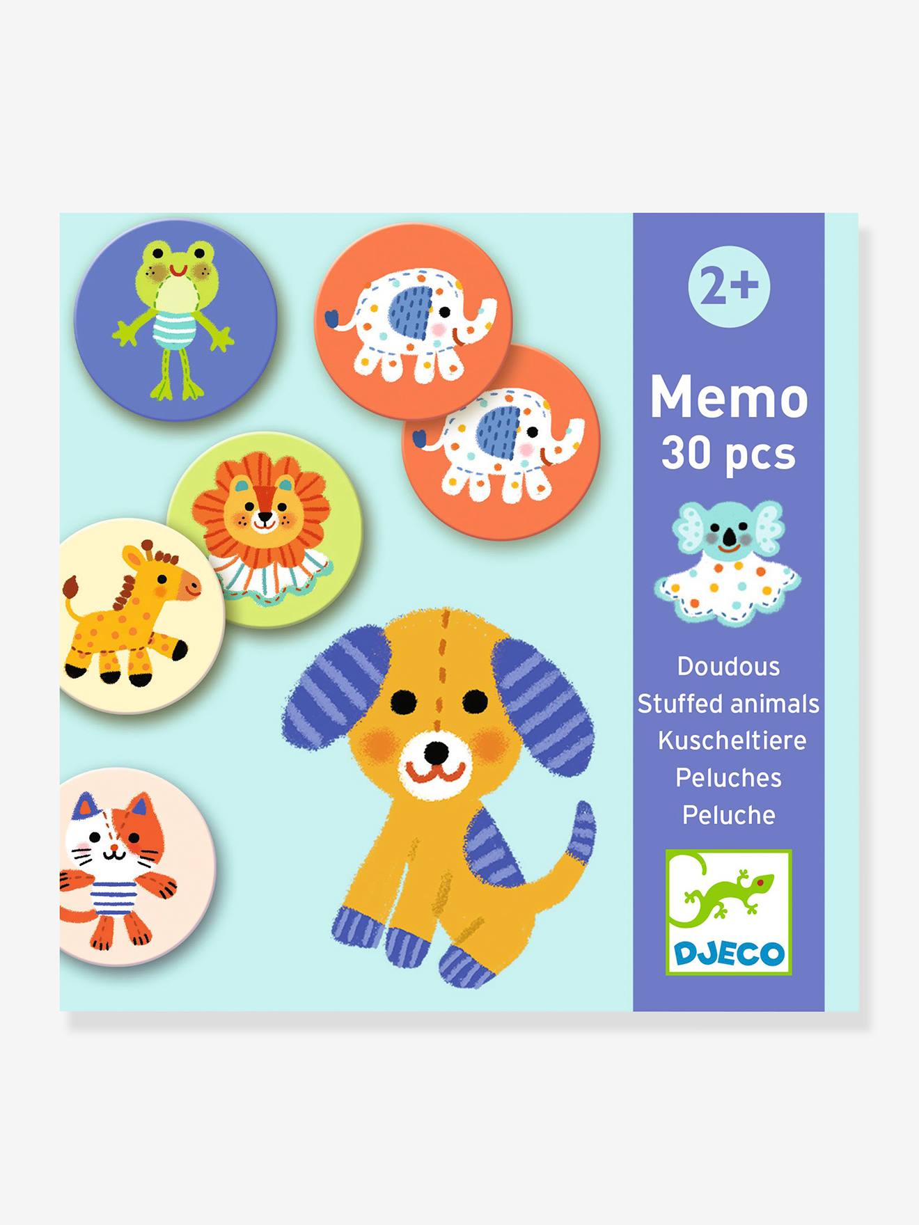 Memo Stuffed Animals - DJECO multicoloured