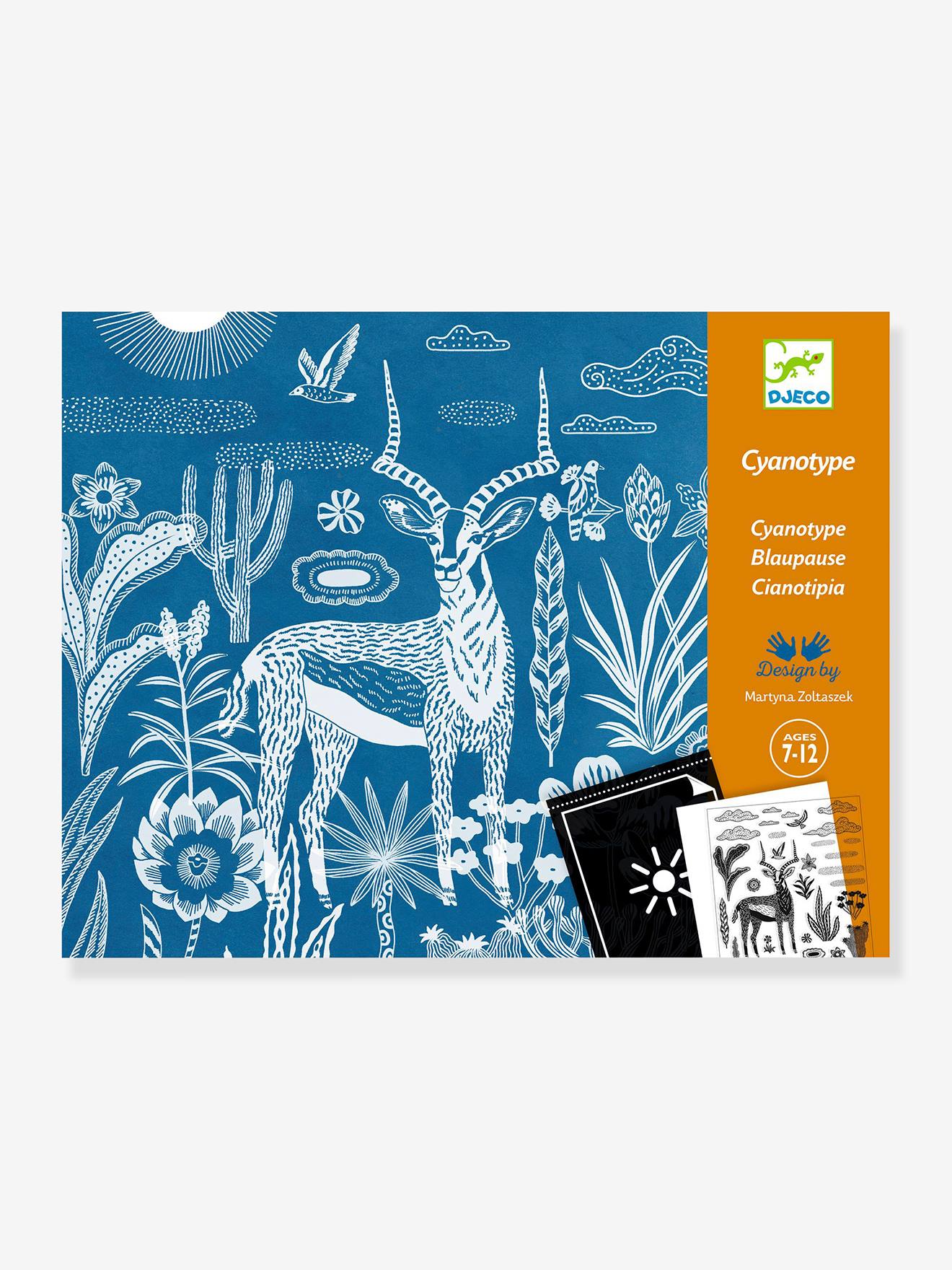 Cyanotype - Night-time in the Savannah - DJECO multicoloured