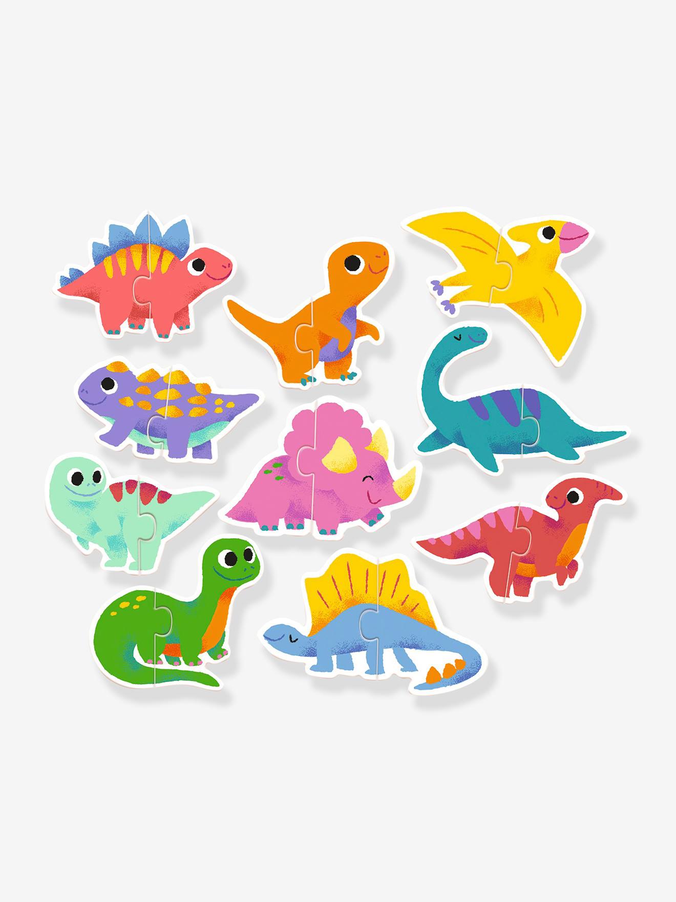 Duo Puzzle Dinosaurier – 9-teiliges Kinderpuzzle Mit 30x30 Cm Puzzlefläche