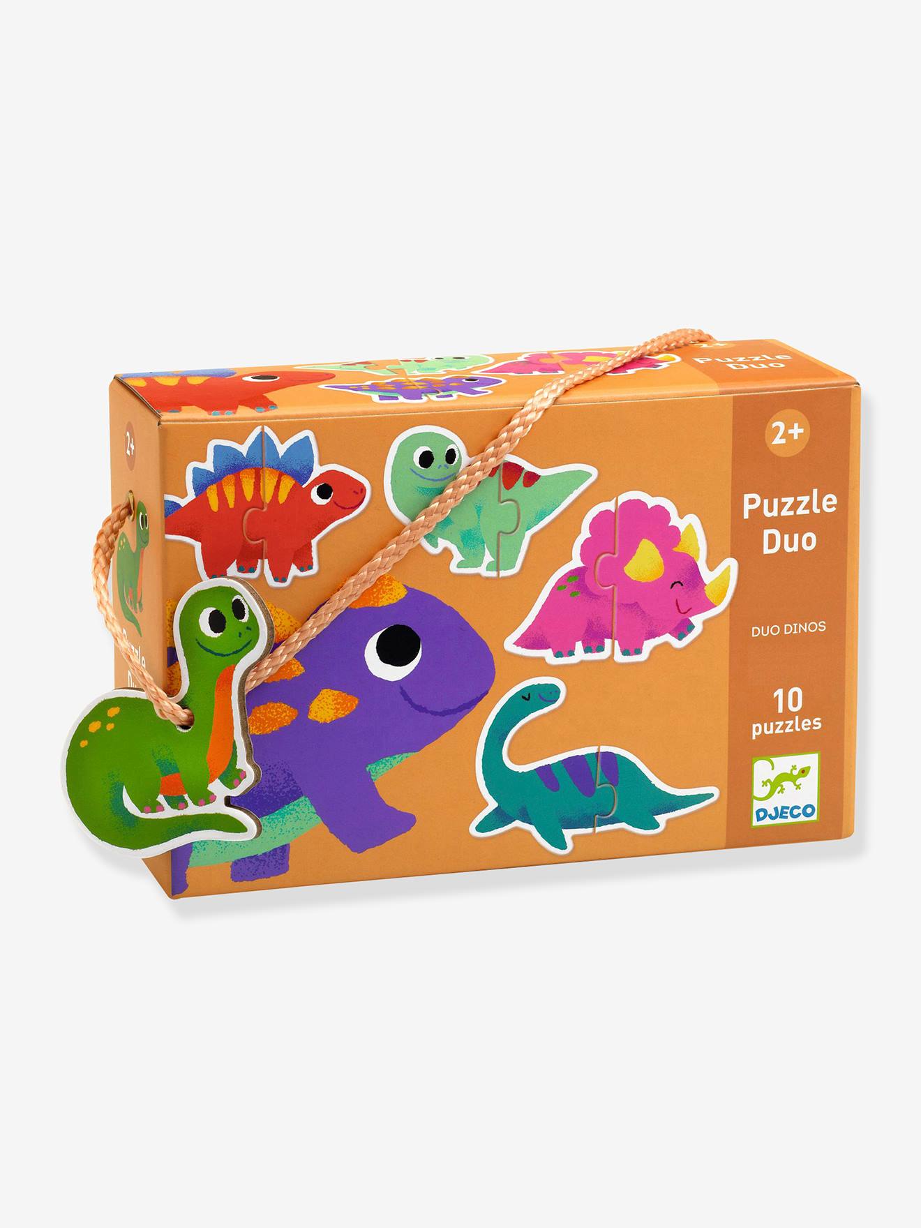 Duo Dinos Puzzle - DJECO multicoloured