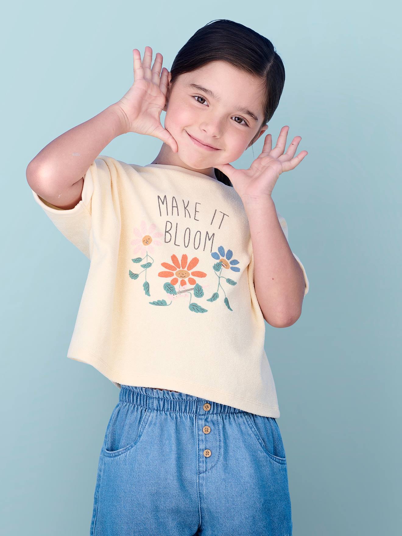T-Shirt in Terry Fabric