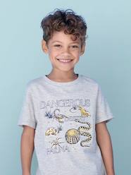 Boys-Tops-T-Shirt with Animal Motifs for Boys