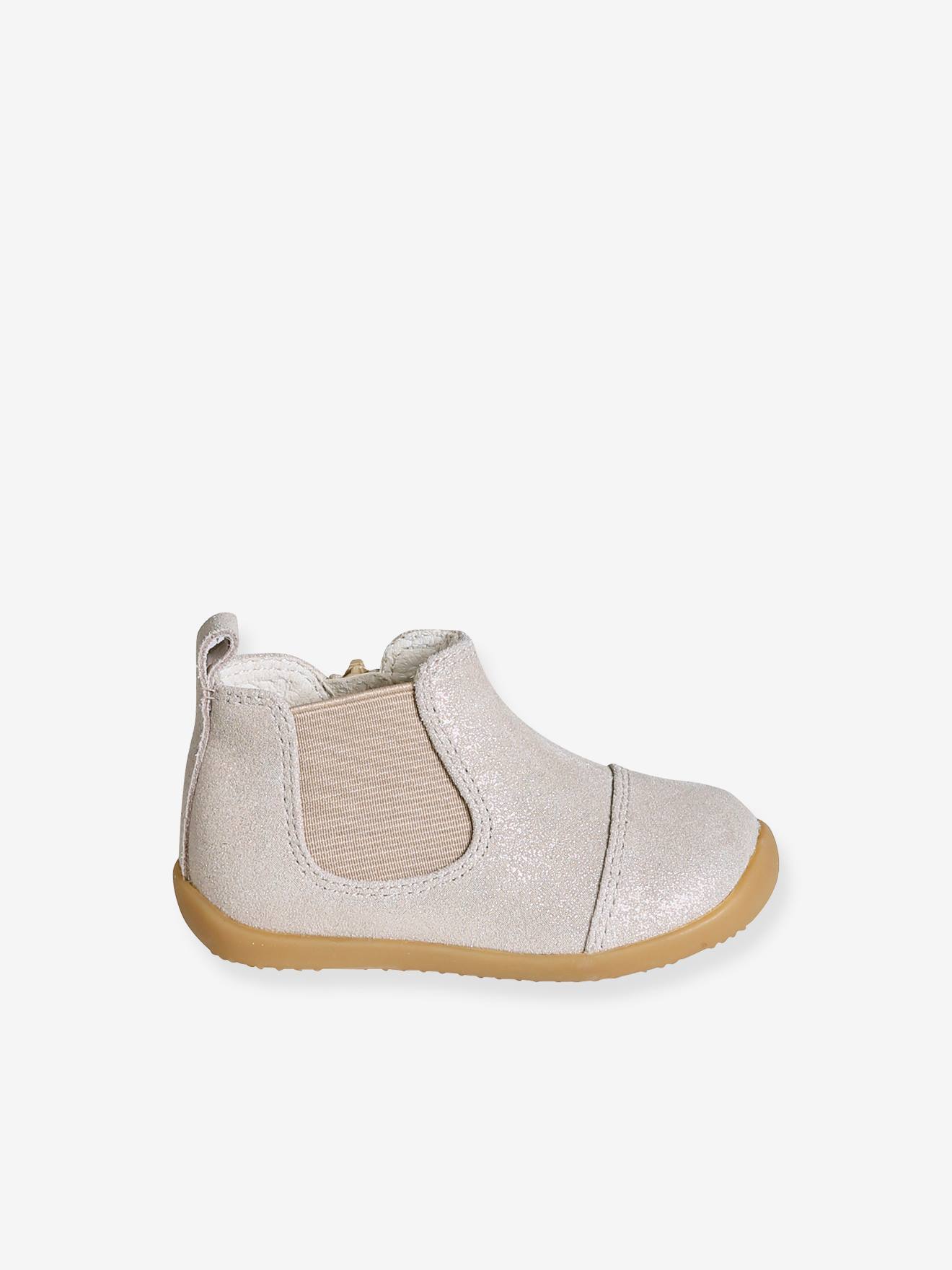Baby gold booties discount