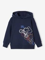 Boys-Cardigans, Jumpers & Sweatshirts-Hoodie for Boys, BMX Motif