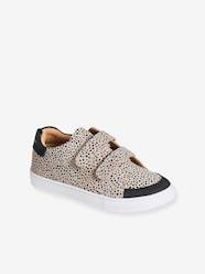 Shoes-Leopard Print Trainers for Girls