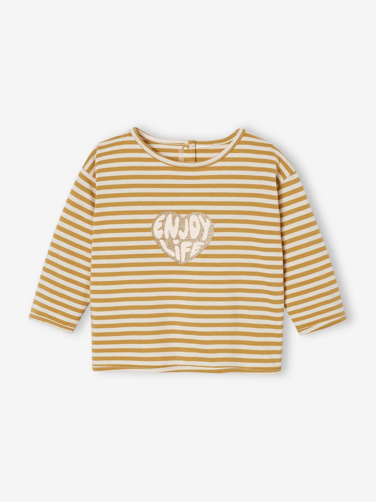 Striped Top with Heart