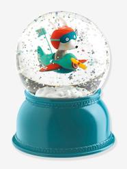 Bedding & Decor-Decoration-Aeroplane Night Light Snow Globe - DJECO