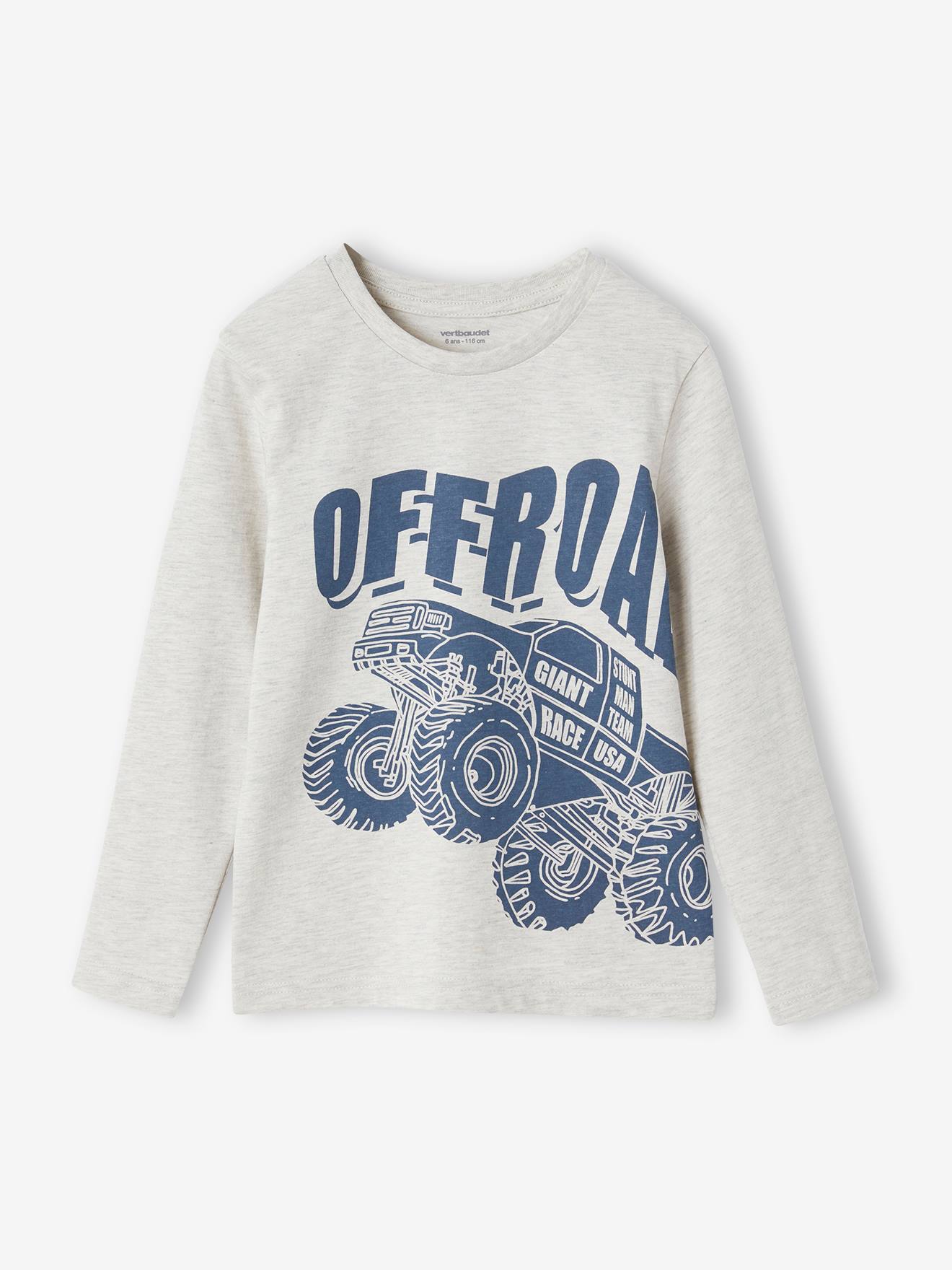 Basics Long Sleeve Top with Fun or Graphic Motif