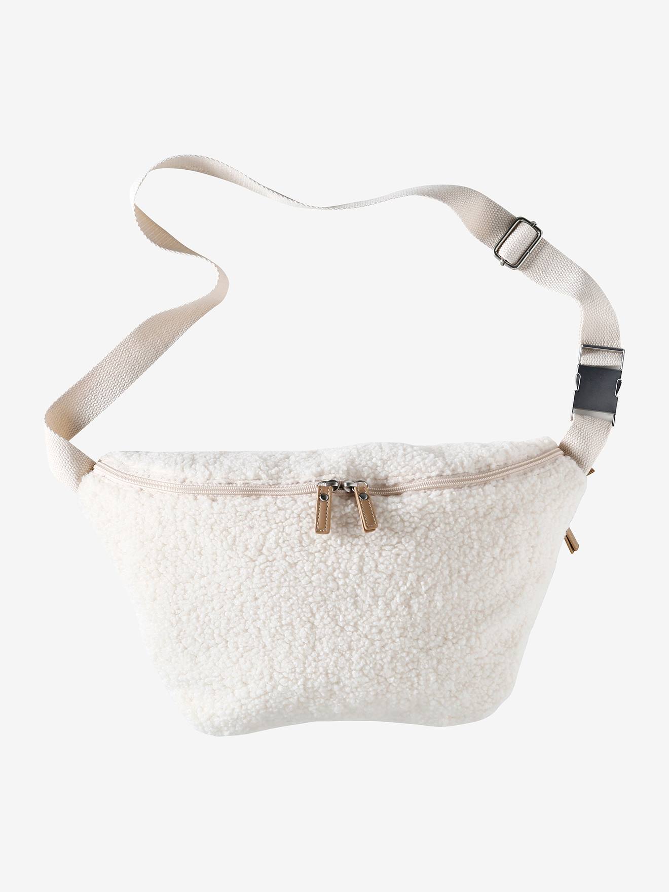 XXL Bumbag in Sherpa ecru