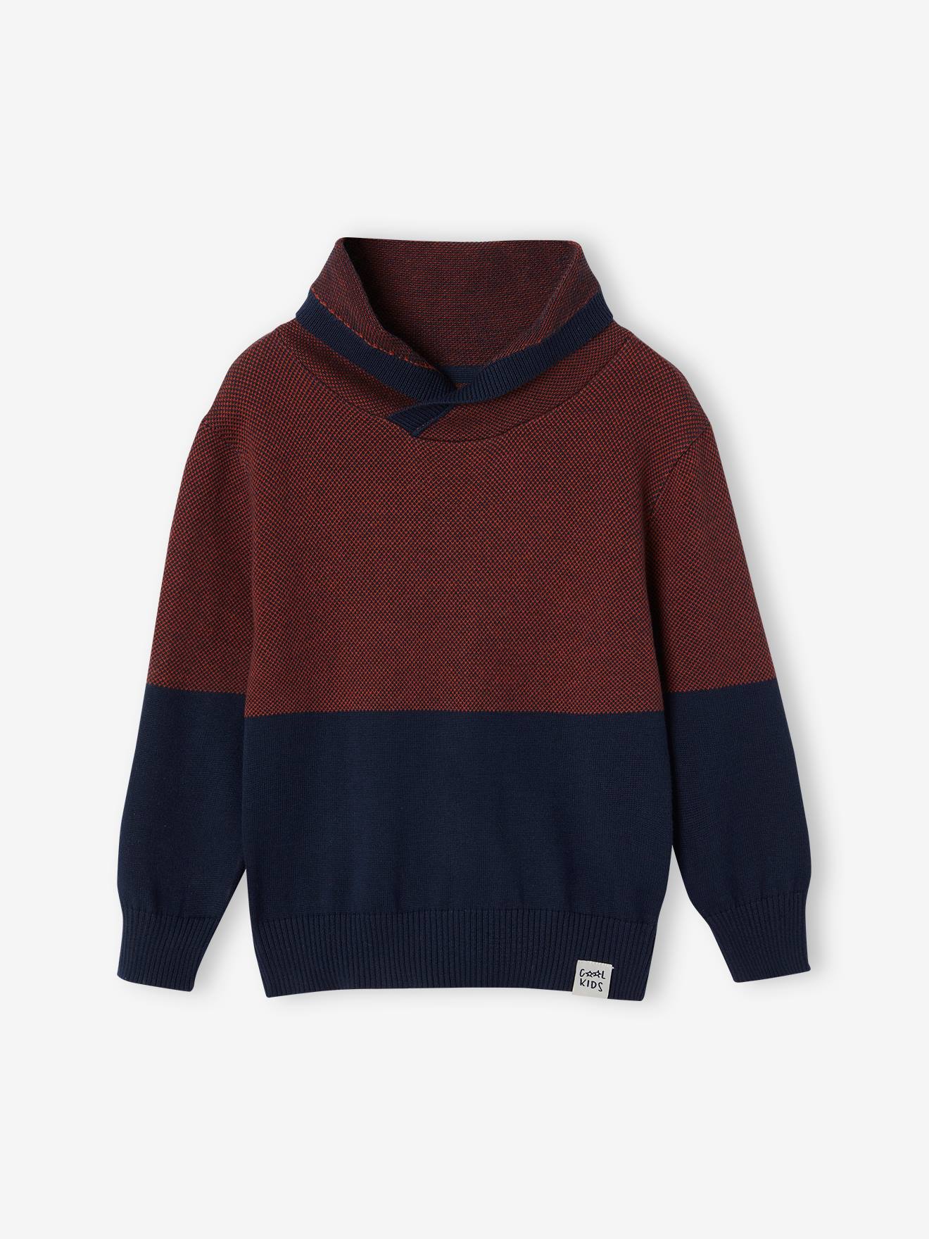Jumper with Iridescent Neck