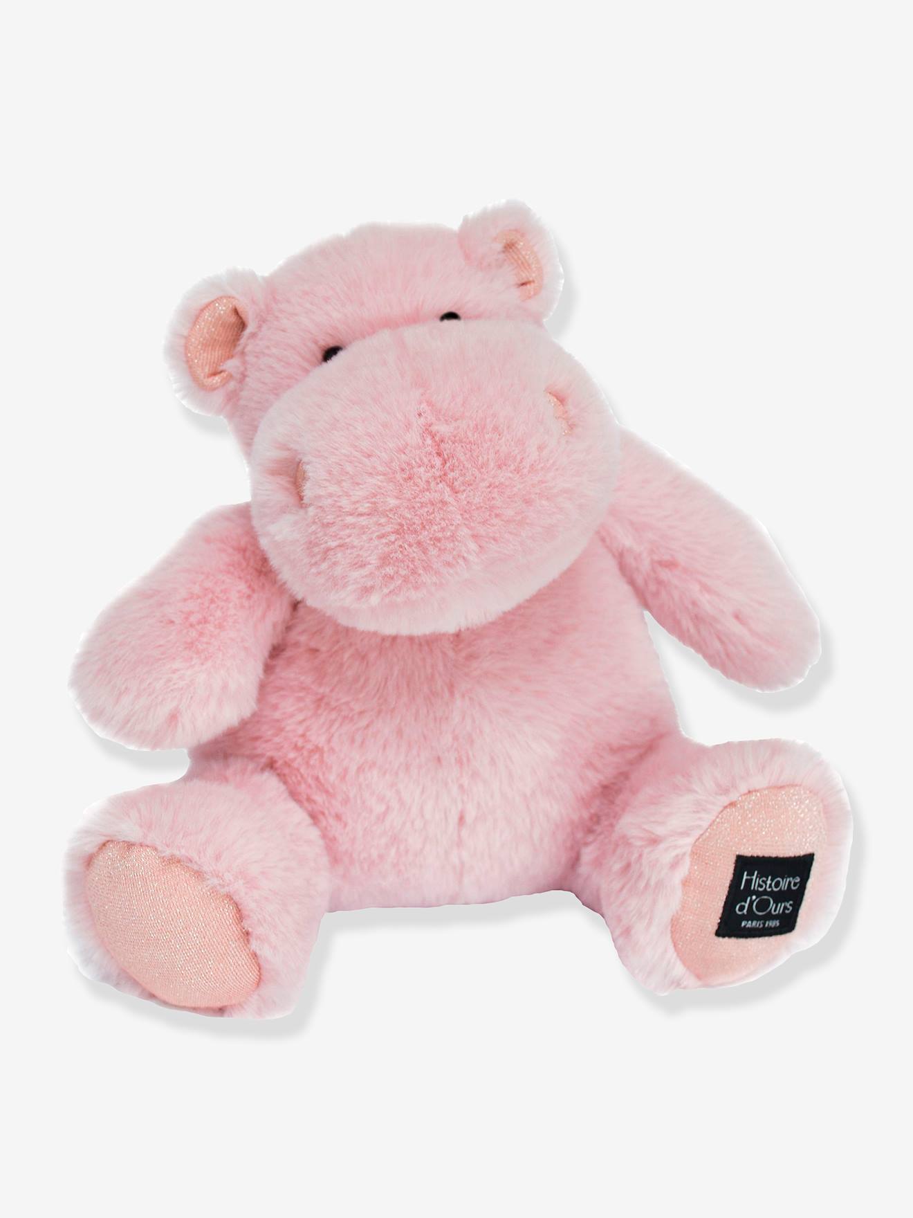 Hippopotamus Plush Toy - HISTOIRE D'OURS rosy