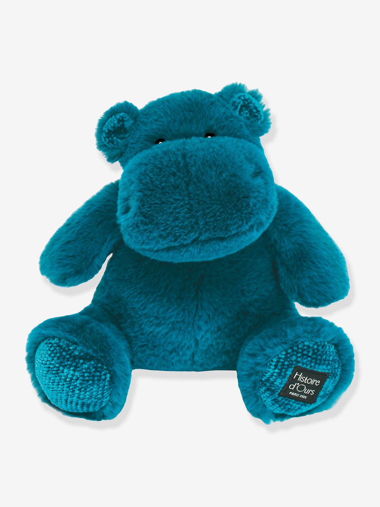Hippopotamus Plush Toy - HISTOIRE D'OURS peacock