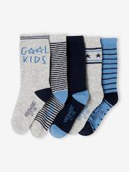 Boys-Underwear-Pack of 5 Pairs of "Cool Kids" Socks for Boys