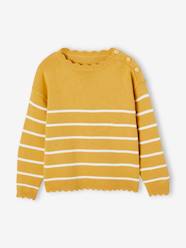 Girls-Fancy Striped Jumper for Girls