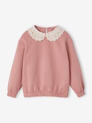 Girls-Top with Fancy Macramé Collar for Girls