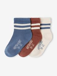 Baby-Pack of 3 Pairs of Striped Socks for Baby Boys