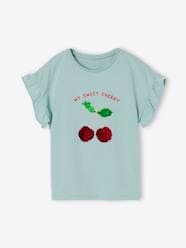 Girls-Tops-T-Shirts-T-shirt with Reversible Sequins for Girls