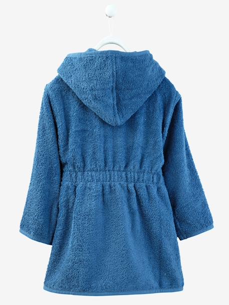 Child's Hooded Bathrobe Blue+Dark Green+Light Blue+Light Green+Light Purple+Navy+Orange+Pink 