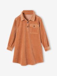 Girls-Dresses-Corduroy Shirt-Dress for Girls