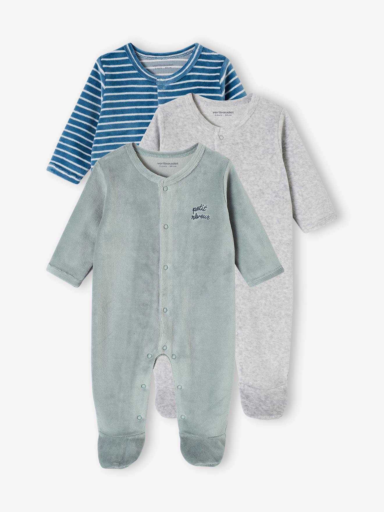 Velour Sleepsuits
