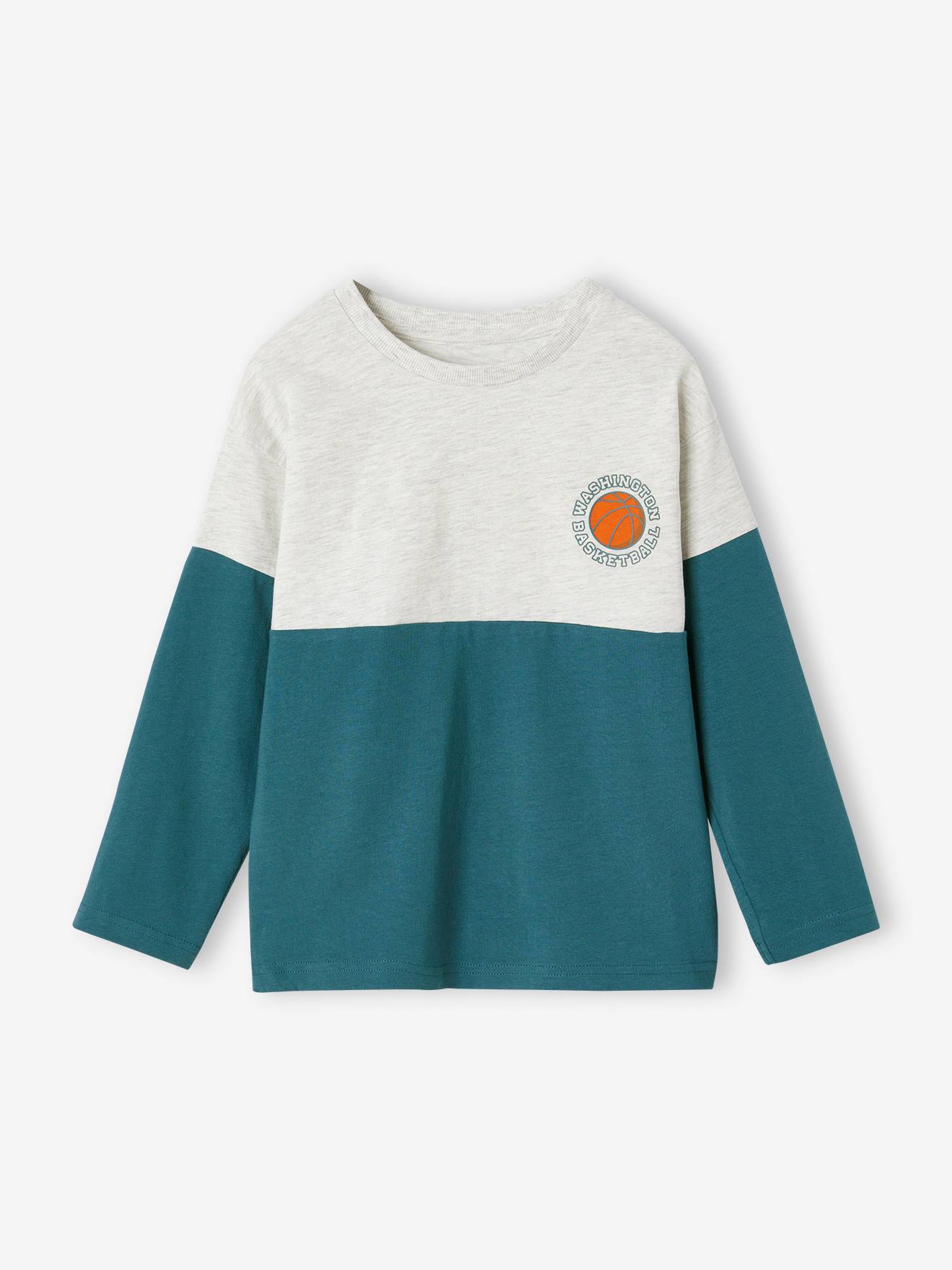 Sports Colourblock Long Sleeve T-Shirt