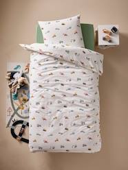 -Essentials Duvet Cover + Pillowcase Set, Recycled Cotton Content, Under Construction