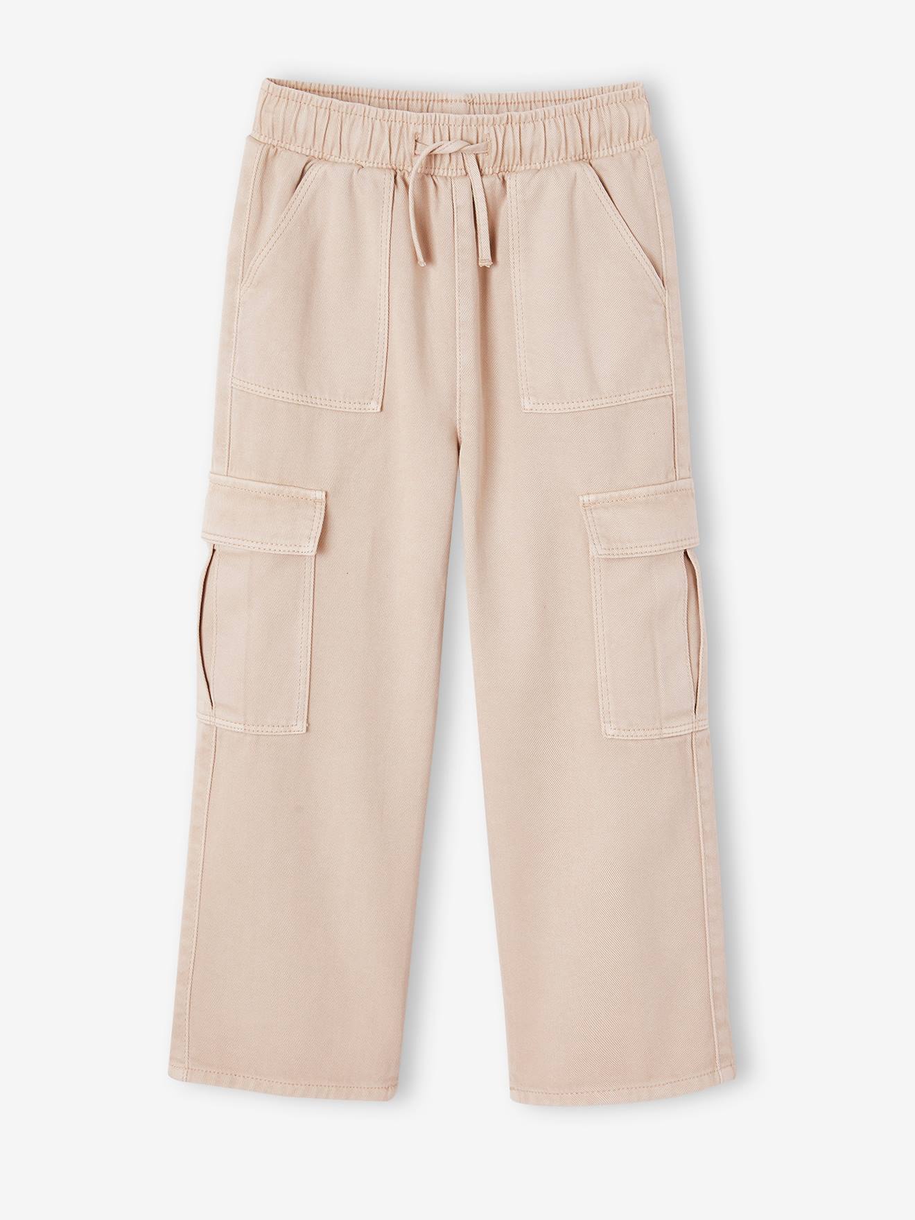 Easy-to-Slip-On Cargo Trousers