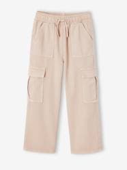 -Easy-to-Slip-On Cargo Trousers for Girls