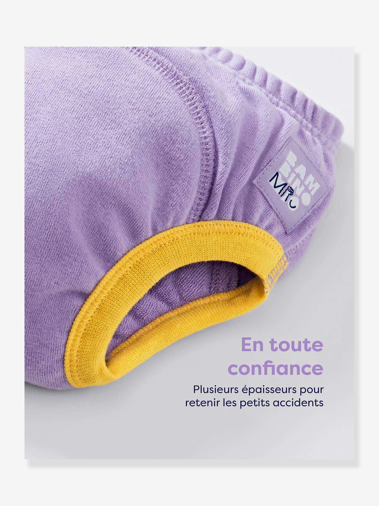 Happy Cherry Culotte Anti-Fuites Bébé Coton Absorbant Taille Haute - Protection Nuit & Potty Training 0-12 Ans