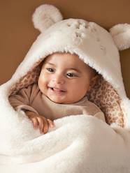 Baby-Transformable Baby Nest in Plush Fabric, Bear
