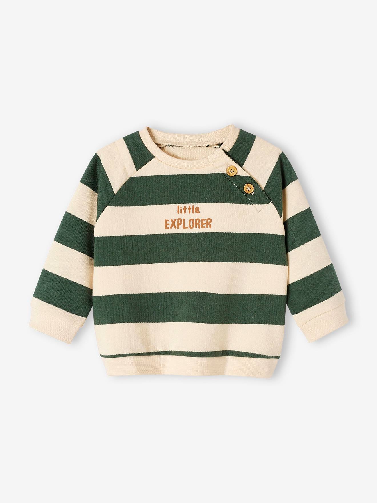 Striped Fleece Sweatshirt - 3