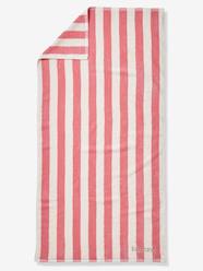 Bedding & Decor-Striped Bath Towel with Recycled Cotton, Transat