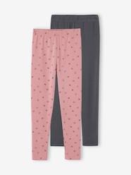 -Pack of 2 Basics Leggings for Girls