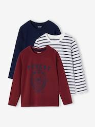 Boys-Tops-Pack of 3 Assorted Long Sleeve Tops for Boys