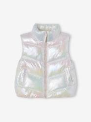 -Waistcoat with Pearly Shiny Effect for Girls