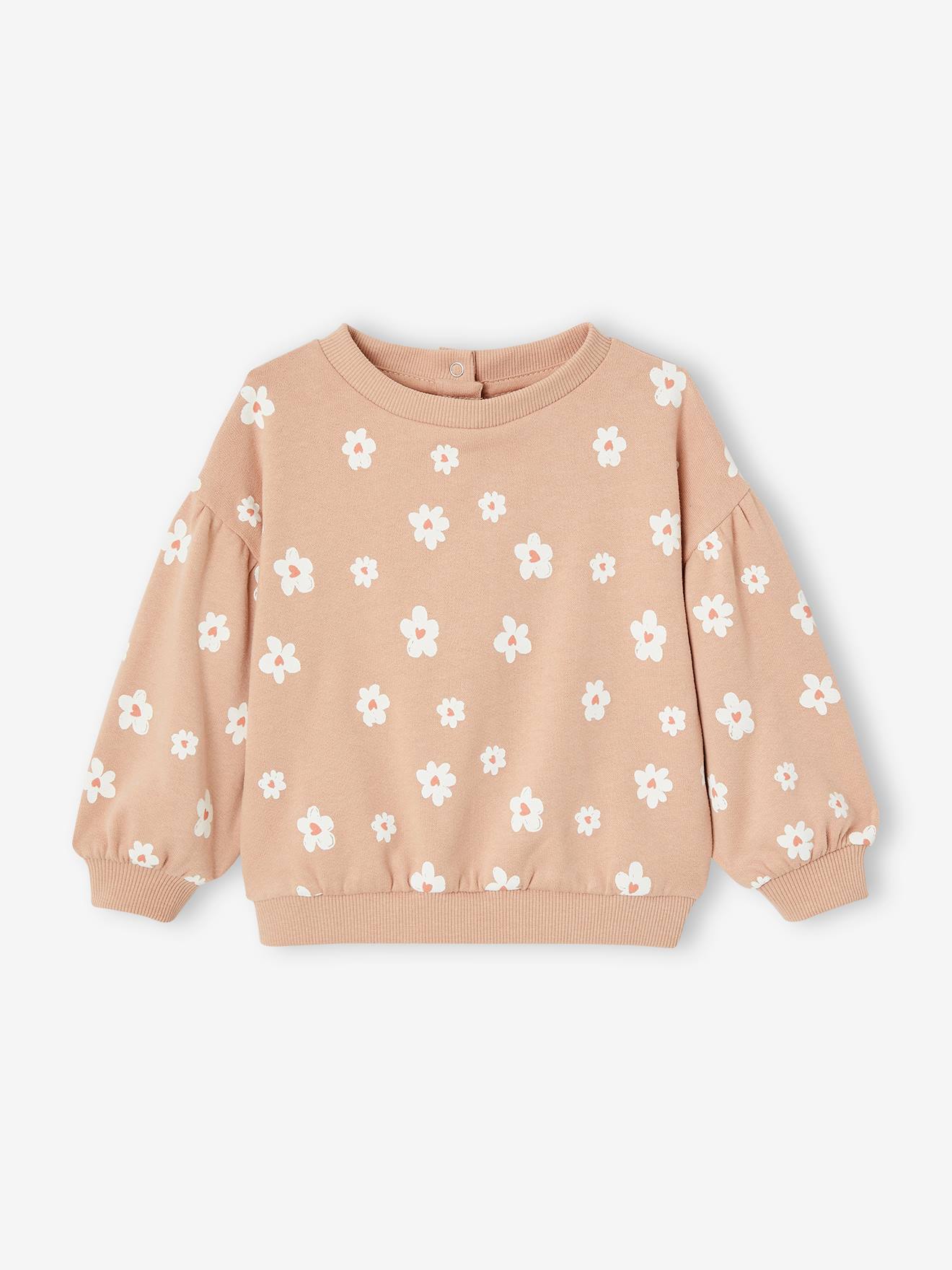 Printed Sweatshirt in Fleece