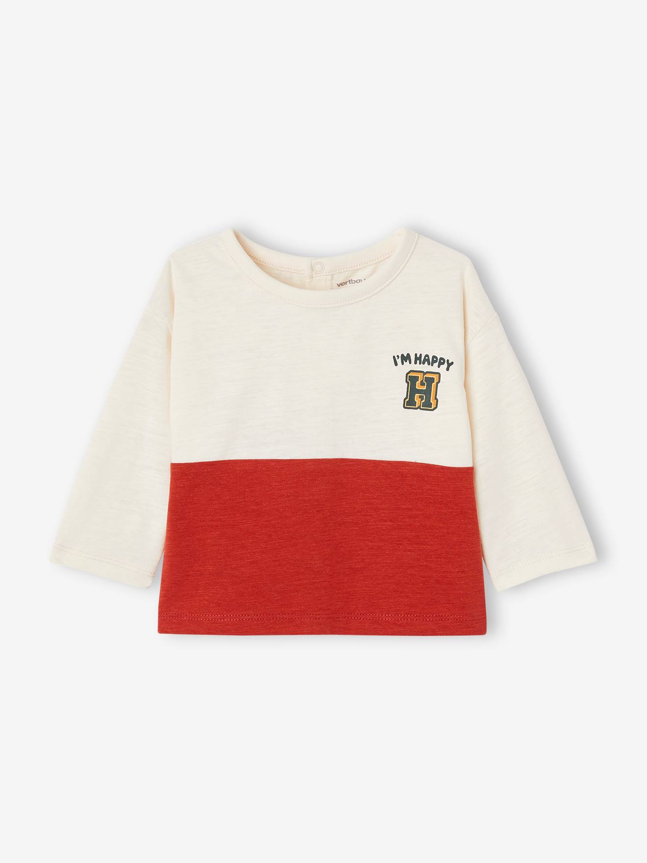 Colourblock Top in Organic Cotton