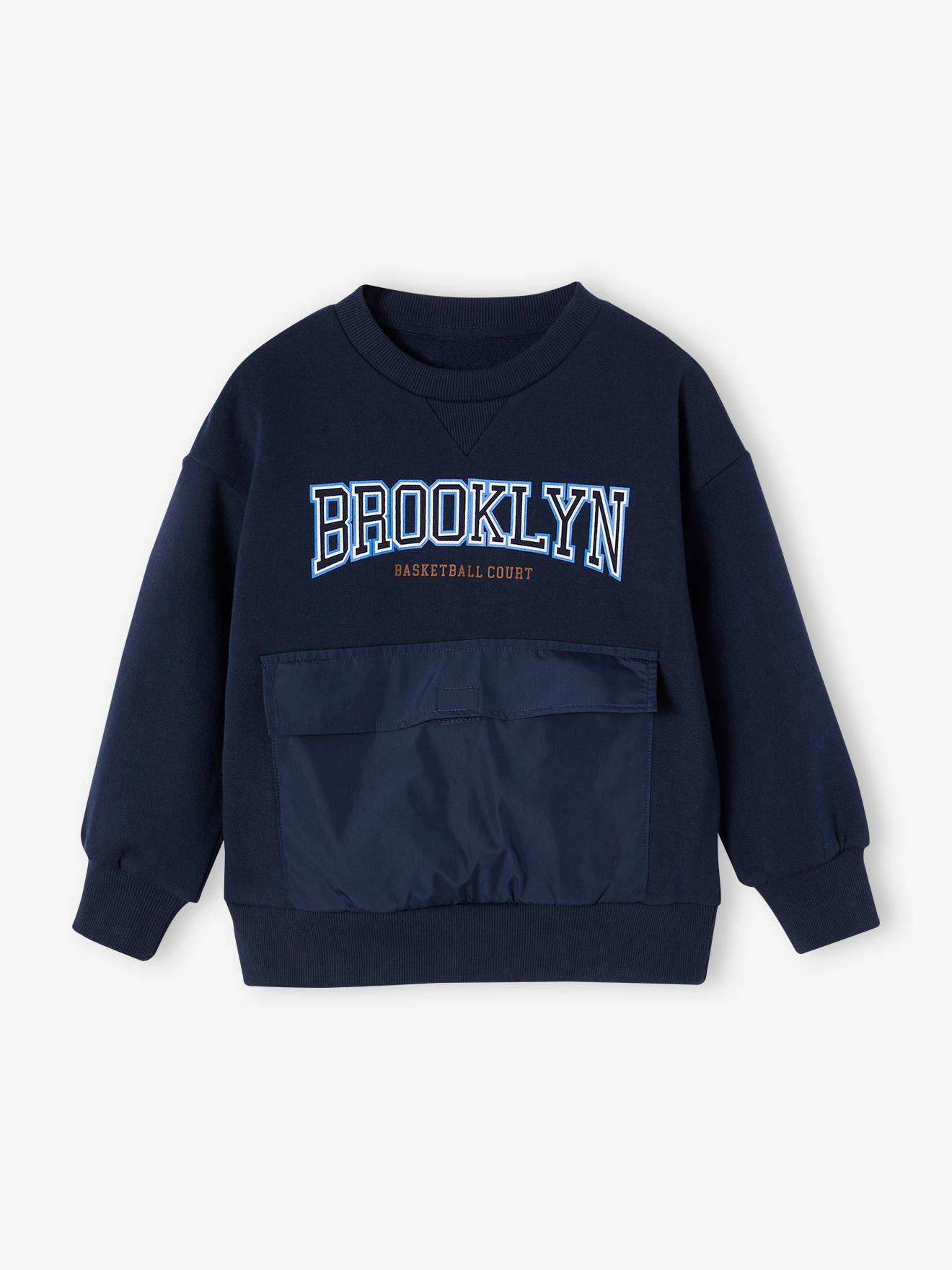 Brooklyn Sports Sweatshirt for Boys night blue