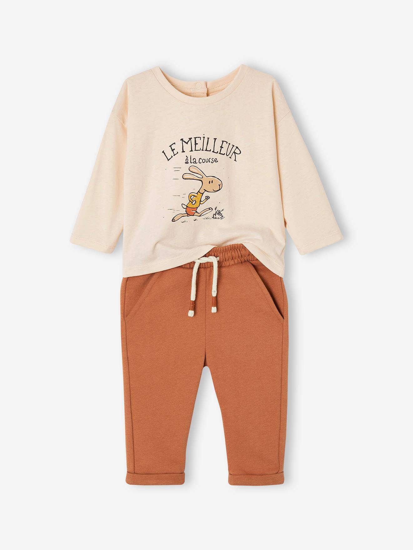 T-Shirt + Fleece Trouser Ensemble