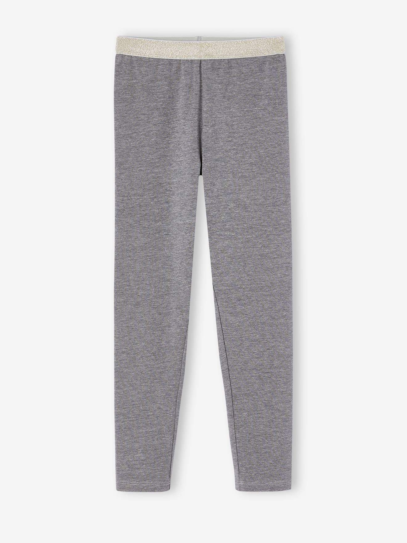 Leggings with Iridescent Waistband