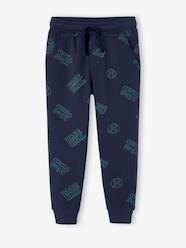 Boys-Fleece Joggers with Baseball Inscription for Boys, Designed for Autonomy