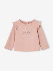 Baby-T-shirts & Roll Neck T-Shirts-Printed Long Sleeve Top for Babies