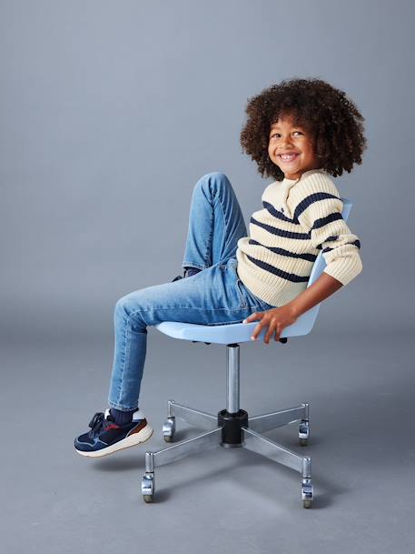 MEDIUM Hip, MorphologiK Slim Leg Waterless Jeans, for Boys Dark Blue+Dark Grey+Denim Blue+denim grey+double stone 