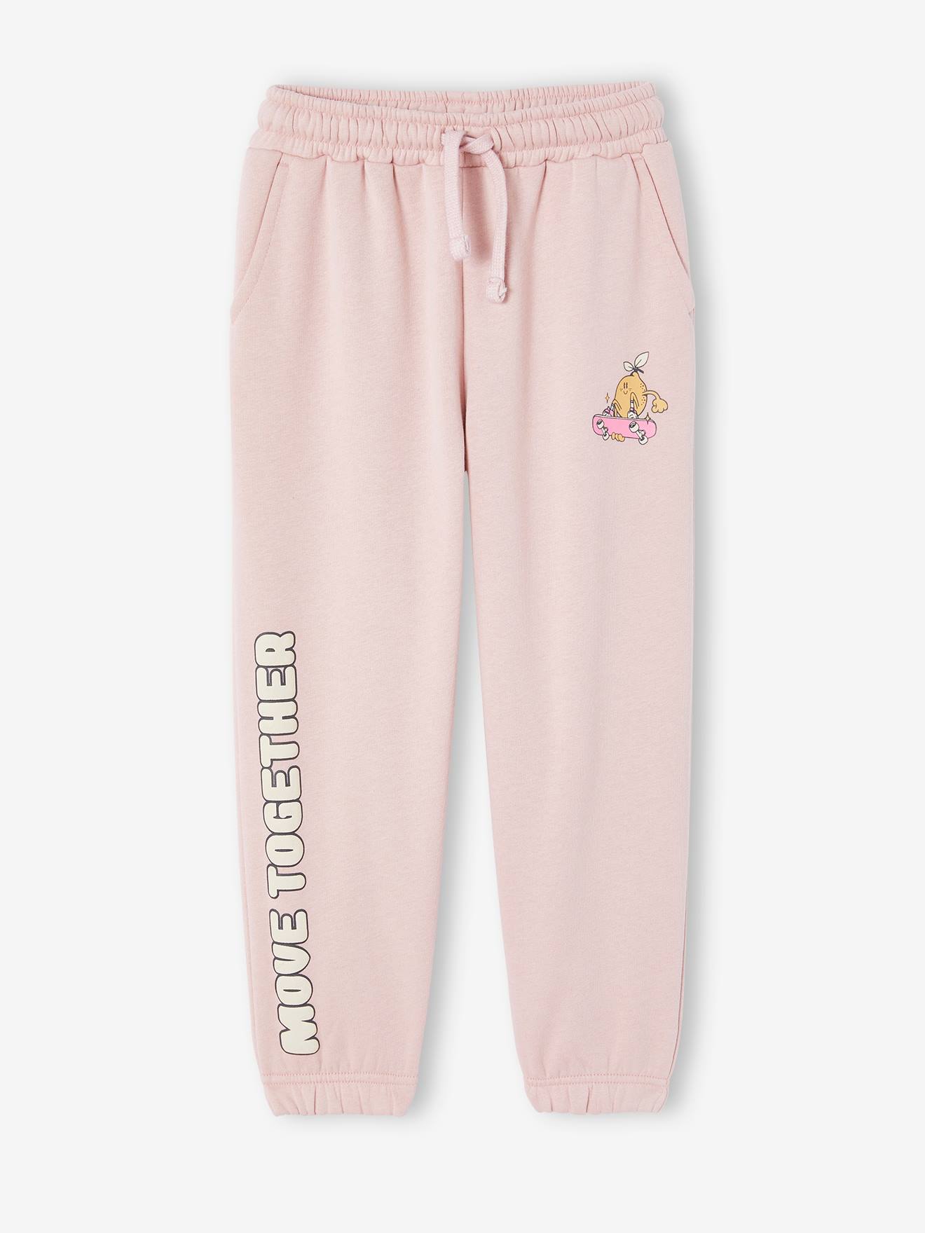 Fleece Joggers with Fancy Details