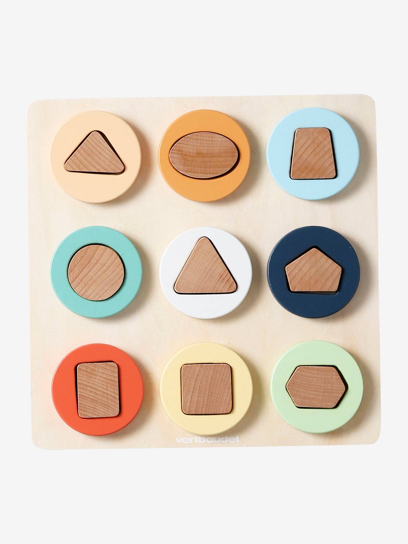 2-in-1 Shapes Puzzle in FSC® Wood wood